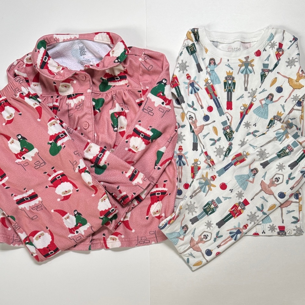 Carter's Holiday Pajama Set Bundle Size 7